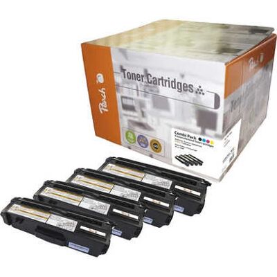 Cartouche de toner Peach - Pack de 4 - Haute capacité - Noir, Cyan, Magenta, Jaune - Publicité Cartouche de toner Peach - Pack de 4 - Haute capacité - Noir, Cyan, Magenta, Jaune - Publicité