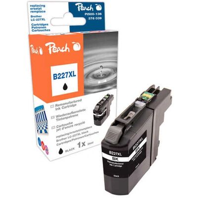 Peach PI500-136 Hochleistungsschwarz Tintenpatrone - Tintenpatrone für Drucker Peach PI500-136 Hochleistungsschwarz Tintenpatrone - Tintenpatrone für Drucker