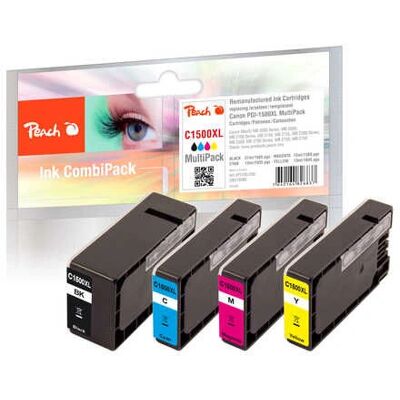 Peach PI100-256 Hochleistungs-Tintenpatronen - 4er Pack für Canon Maxify Peach PI100-256 Hochleistungs-Tintenpatronen - 4er Pack für Canon Maxify