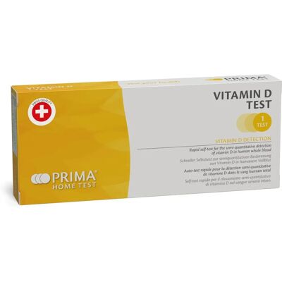 Kit di Autotest Vitamina D Prima - Risultati in 10 Minuti - Uso a Casa Kit di Autotest Vitamina D Prima - Risultati in 10 Minuti - Uso a Casa