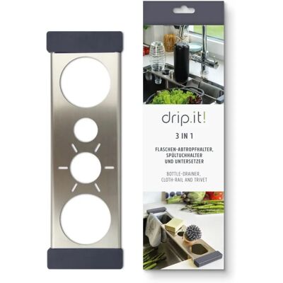 Sanni Shoo drip.it Edelstahl Abtropfgestell - Verstellbar & Vielseitig Sanni Shoo drip.it Edelstahl Abtropfgestell - Verstellbar & Vielseitig
