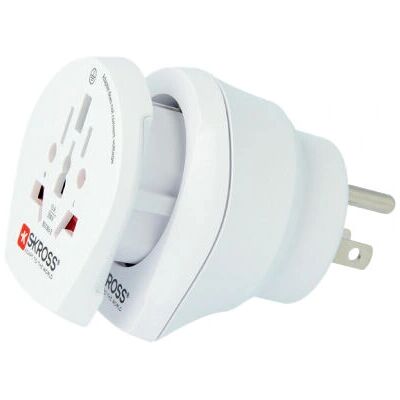 Adaptateur secteur universel Skross Combo Monde - Blanc - Publicité Adaptateur secteur universel Skross Combo Monde - Blanc - Publicité