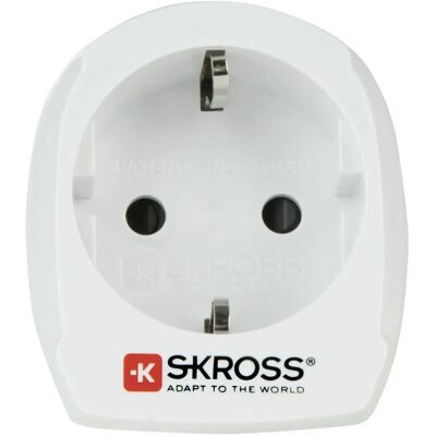 Adattatore Spina Elettrica Skross - Con Messa a Terra per Svizzera Adattatore Spina Elettrica Skross - Con Messa a Terra per Svizzera