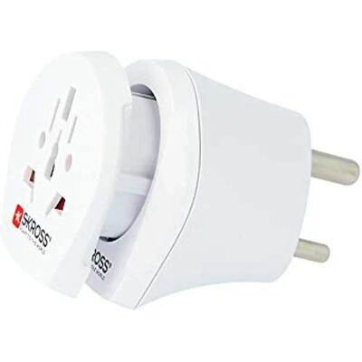 Skross Weltweit nach Indien Adapter - Reiseadapter - Schweizer Design Skross Weltweit nach Indien Adapter - Reiseadapter - Schweizer Design