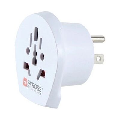 Skross 1.500221-E Virtalähde Adapteri - Yleismaailmallinen, Valkoinen - Virtalähde Adapteri Skross 1.500221-E Virtalähde Adapteri - Yleismaailmallinen, Valkoinen - Virtalähde Adapteri