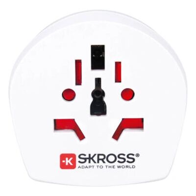 Adattatore di Spina Skross - Universale, UK, Italia, Svizzera - Tipo F Adattatore di Spina Skross - Universale, UK, Italia, Svizzera - Tipo F