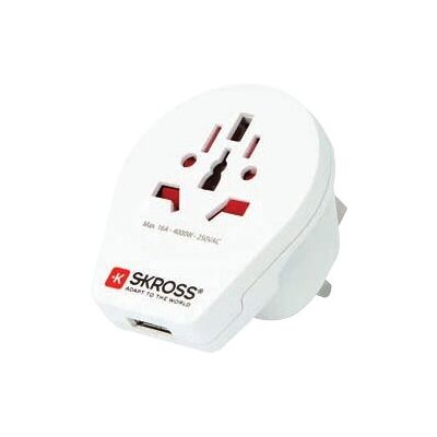 Adaptateur de Prise Skross 1500W - UK - Adaptateur de voyage - Publicité Adaptateur de Prise Skross 1500W - UK - Adaptateur de voyage - Publicité