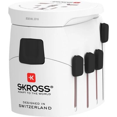 Skross 61260 Strømadapter - Universell Hvit - Strømadapter Skross 61260 Strømadapter - Universell Hvit - Strømadapter