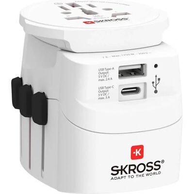 Skross USB-C Kabel 1,20m Grå Holdbart - USB kabel Skross USB-C Kabel 1,20m Grå Holdbart - USB kabel