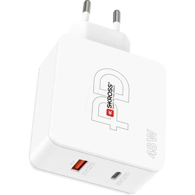 Skross Multipower 2 Pro+ EU USB Töltő - 48W, Több Eszköz Skross Multipower 2 Pro+ EU USB Töltő - 48W, Több Eszköz