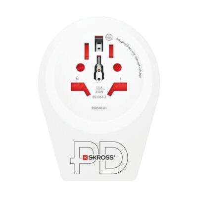 Adaptador Universal de Enchufe Skross 1.500292 - Tipo B Adaptador Universal de Enchufe Skross 1.500292 - Tipo B