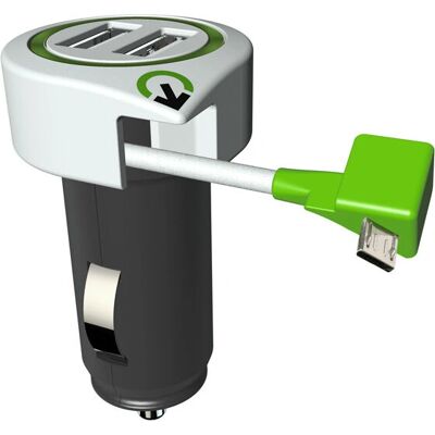 Secomp - 19071585 - USB - USB-C - Car charger - Publicité Secomp - 19071585 - USB - USB-C - Car charger - Publicité