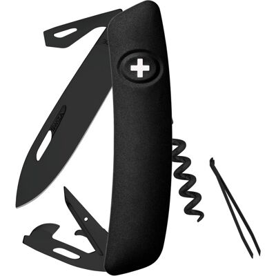 Swiza KNI.0033.1010 couteau multi-outil - Couteau de poche - Noir - Publicité Swiza KNI.0033.1010 couteau multi-outil - Couteau de poche - Noir - Publicité