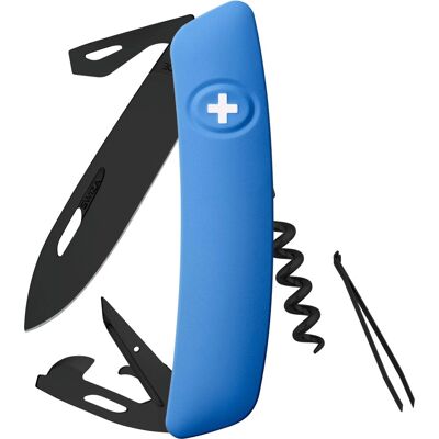 Swiza - D03 Allblack - Noir - 95 mm - Couteau multi-outils - Publicité Swiza - D03 Allblack - Noir - 95 mm - Couteau multi-outils - Publicité