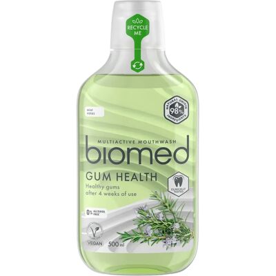 BIOMED Bain de Bouche - Well Gum - Ingrédients naturels - 500ml - Publicité BIOMED Bain de Bouche - Well Gum - Ingrédients naturels - 500ml - Publicité