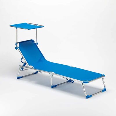 ProduceShop Sedia da spiaggia in alluminio California con parasole ProduceShop Sedia da spiaggia in alluminio California con parasole
