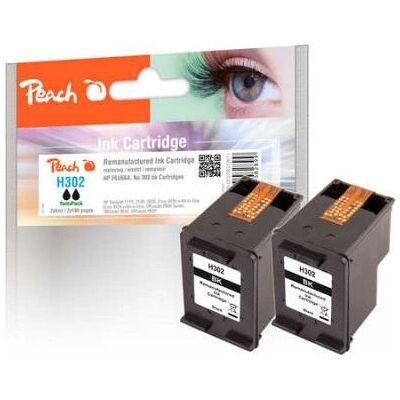 Cartouche d'encre Peach 302 - Noir Compatible - Haute Qualité - Rendement Standard Cartouche d'encre Peach 302 - Noir Compatible - Haute Qualité - Rendement Standard