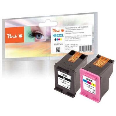 Peach Mehrfachpack - 2er - Schwarz, Cyan, Magenta, Gelb Tintenpatrone Peach Mehrfachpack - 2er - Schwarz, Cyan, Magenta, Gelb Tintenpatrone