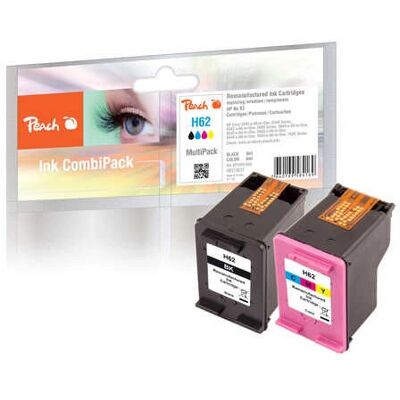 Pack multiple Peach H62 - 2 unités - Noir, Cyan, Magenta, Jaune - Cartouche d'encre Pack multiple Peach H62 - 2 unités - Noir, Cyan, Magenta, Jaune - Cartouche d'encre