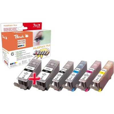 Cartouche d'encre Peach 319682 - Pack multi pour Canon MG Cartouche d'encre Peach 319682 - Pack multi pour Canon MG
