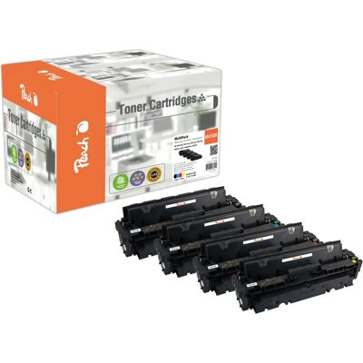 Cartouche de toner Peach PT707 - Pack de 4 pour HP M450/M452 - Publicité Cartouche de toner Peach PT707 - Pack de 4 pour HP M450/M452 - Publicité