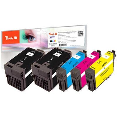 Peach 319816 Tintenpatrone - 5er Set Schwarz Cyan Magenta Gelb - Tinte Peach 319816 Tintenpatrone - 5er Set Schwarz Cyan Magenta Gelb - Tinte