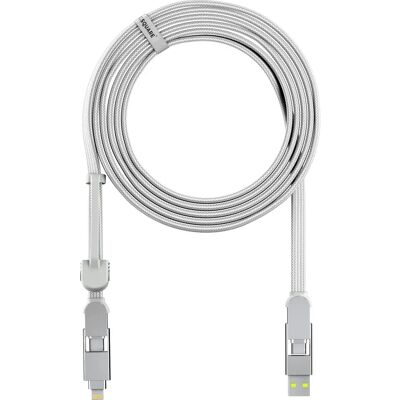 Rolling Square Incharge XL 3M Blanc - Câble USB pour Charge Rapide - Publicité Rolling Square Incharge XL 3M Blanc - Câble USB pour Charge Rapide - Publicité