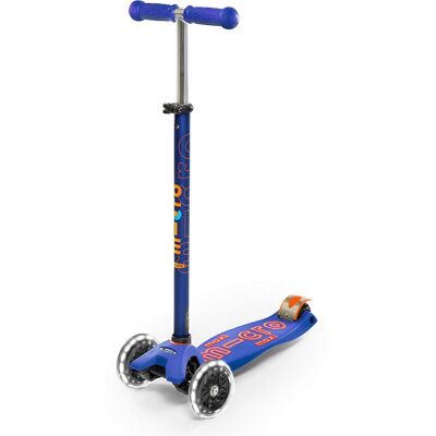 Scooter Maxi Micro Micro Deluxe LED Bleu - Trottinette pour enfants - Publicité Scooter Maxi Micro Micro Deluxe LED Bleu - Trottinette pour enfants - Publicité