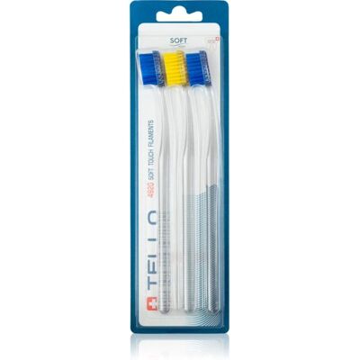 TELLO 4920 Soft Toothbrush - Plaque Removal, Gently Care, 3 Pack TELLO 4920 Soft Toothbrush - Plaque Removal, Gently Care, 3 Pack