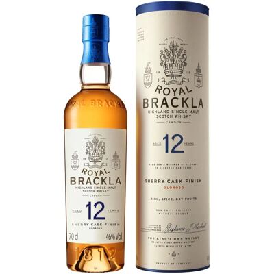Royal Brackla 12 Ans Sherry Cask Finish 0,7l 46% - Publicité Royal Brackla 12 Ans Sherry Cask Finish 0,7l 46% - Publicité