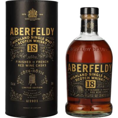 Aberfeldy 18 Jahre in Rotweinfässer Côte Rôtie - Whisky Aberfeldy 18 Jahre in Rotweinfässer Côte Rôtie - Whisky