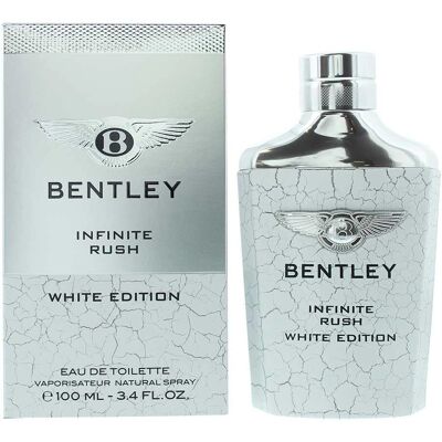 Parfum pour homme Bentley Infinite Rush White - EDT 100ml - Publicité Parfum pour homme Bentley Infinite Rush White - EDT 100ml - Publicité