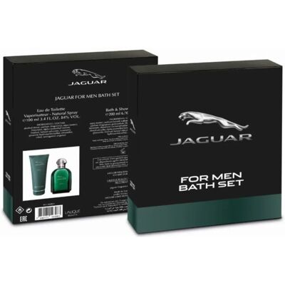 Set Regalo Jaguar Green 2 Pezzi - Lavanda, Bergamotto & Altro Set Regalo Jaguar Green 2 Pezzi - Lavanda, Bergamotto & Altro