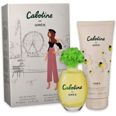 Gres Gres Cabotine Coffret Cadeau - Eau de Toilette Floral Fruité & Lotion Corps - Publicité Gres Gres Cabotine Coffret Cadeau - Eau de Toilette Floral Fruité & Lotion Corps - Publicité