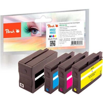 Cartouches d'encre Peach 4-Pack - Compatible HP OfficeJet Cartouches d'encre Peach 4-Pack - Compatible HP OfficeJet