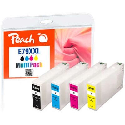 Peach 319905 cartouche d'encre - Haute capacité Noir, Cyan, Magenta, Jaune - Publicité Peach 319905 cartouche d'encre - Haute capacité Noir, Cyan, Magenta, Jaune - Publicité