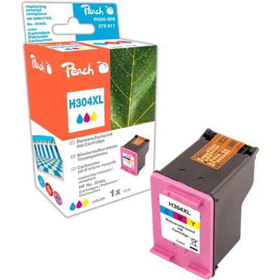 Peach cartouche d'encre HP 304XL Cyan Magenta Jaune - Compatible, XL, Recyclable - Pour HP DeskJet 3720 - Publicité Peach cartouche d'encre HP 304XL Cyan Magenta Jaune - Compatible, XL, Recyclable - Pour HP DeskJet 3720 - Publicité