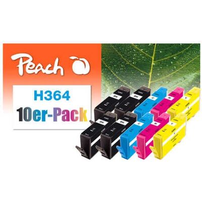 Cartouche d'encre Peach 0F319975 - Pack de 10 - Noir, Cyan, Magenta, Jaune - Publicité Cartouche d'encre Peach 0F319975 - Pack de 10 - Noir, Cyan, Magenta, Jaune - Publicité