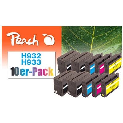 Peach 0F319976 Tintenpatronen - Mehrfarbig - 10er Pack Peach 0F319976 Tintenpatronen - Mehrfarbig - 10er Pack