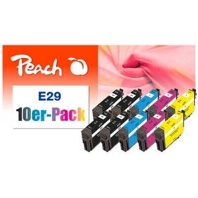 Peach 320205 Tintenpatronen - 10 Stück - Schwarz, Cyan, Magenta - Tintenpatrone Peach 320205 Tintenpatronen - 10 Stück - Schwarz, Cyan, Magenta - Tintenpatrone