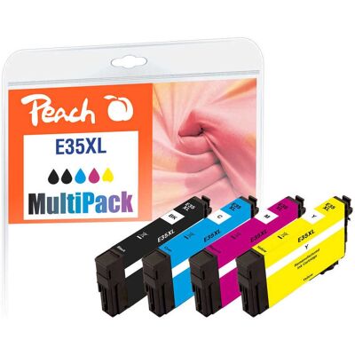 Cartouche d'encre Peach - Multicolore XL pour Epson T3592, T3591, T3594, T3593 - Cartouche d'encre Cartouche d'encre Peach - Multicolore XL pour Epson T3592, T3591, T3594, T3593 - Cartouche d'encre
