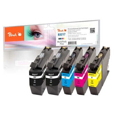 Cartouche d'encre Peach PI500-225 - Pack de 5 - Compatible, Rendement standard, Noir, Cyan, Magenta, Jaune Cartouche d'encre Peach PI500-225 - Pack de 5 - Compatible, Rendement standard, Noir, Cyan, Magenta, Jaune