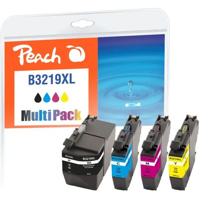 Cartouche d'encre Peach 320287 - Haute capacité noir cyan magenta jaune Cartouche d'encre Peach 320287 - Haute capacité noir cyan magenta jaune