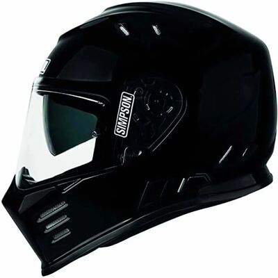 Casco Integrale Simpson Venom - Nero ECE 22.06 Casco Integrale Simpson Venom - Nero ECE 22.06