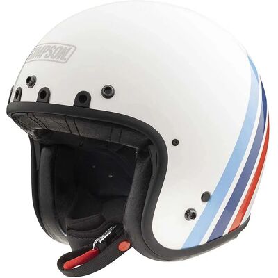 SIMPSON - Chopper Werke - Blue/Red - Casco SIMPSON - Chopper Werke - Blue/Red - Casco