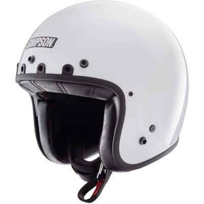 Casque Ouvert Simpson Chopper MA Blanc - Casque Moto - Publicité Casque Ouvert Simpson Chopper MA Blanc - Casque Moto - Publicité