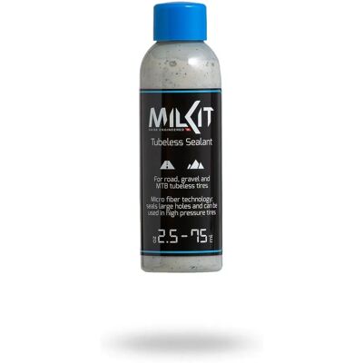 Bandenzetmiddel van Milkit - Homogeen, Dicht tot 6mm, Stabiliteit -20 tot 50°C Bandenzetmiddel van Milkit - Homogeen, Dicht tot 6mm, Stabiliteit -20 tot 50°C
