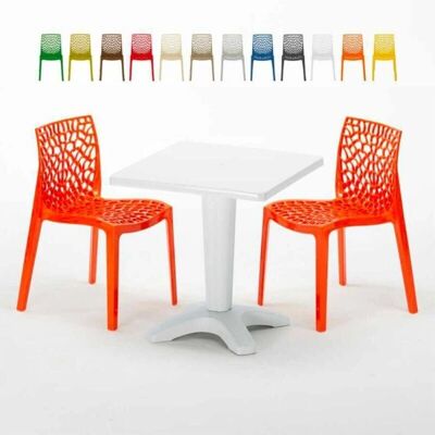 Grand Soleil - Juego de Muebles de Jardín - Mesa y 2 Sillas Grand Soleil - Juego de Muebles de Jardín - Mesa y 2 Sillas