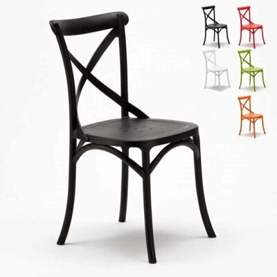 Ahd Amazing Home Design - Silla Vintage de Cocina - Negro Ahd Amazing Home Design - Silla Vintage de Cocina - Negro