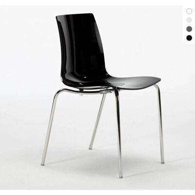 Silla apilable negra Grand Soleil Lollipop Silla apilable negra Grand Soleil Lollipop